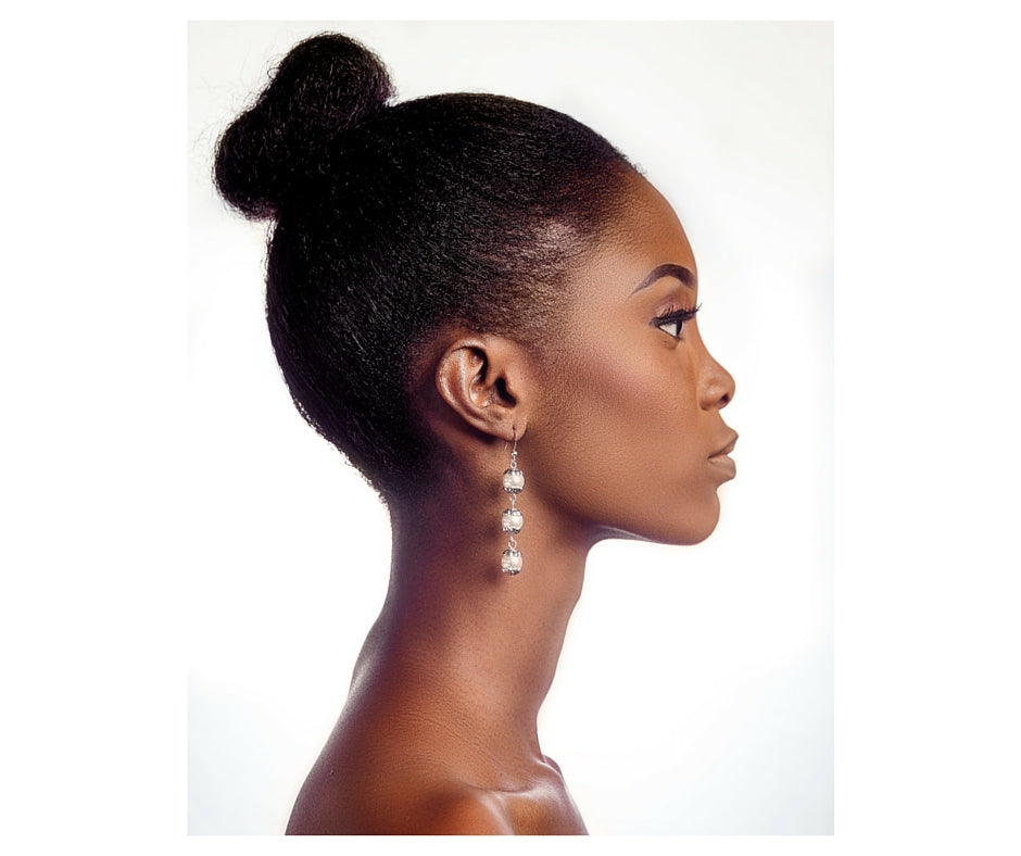 Toniloba Pearl and Silver Earrings