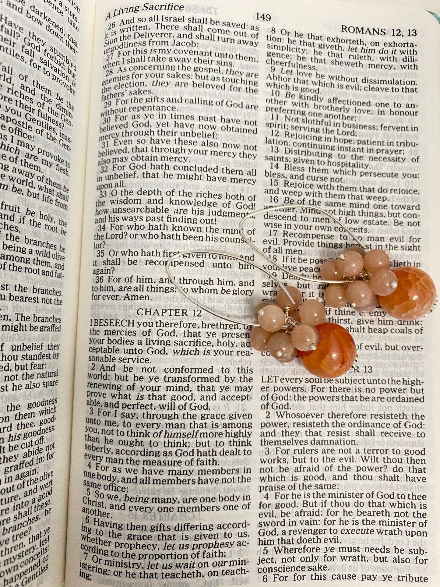 Mojisola Sponge Quarts and Sunstone Sterling Silver Earrings