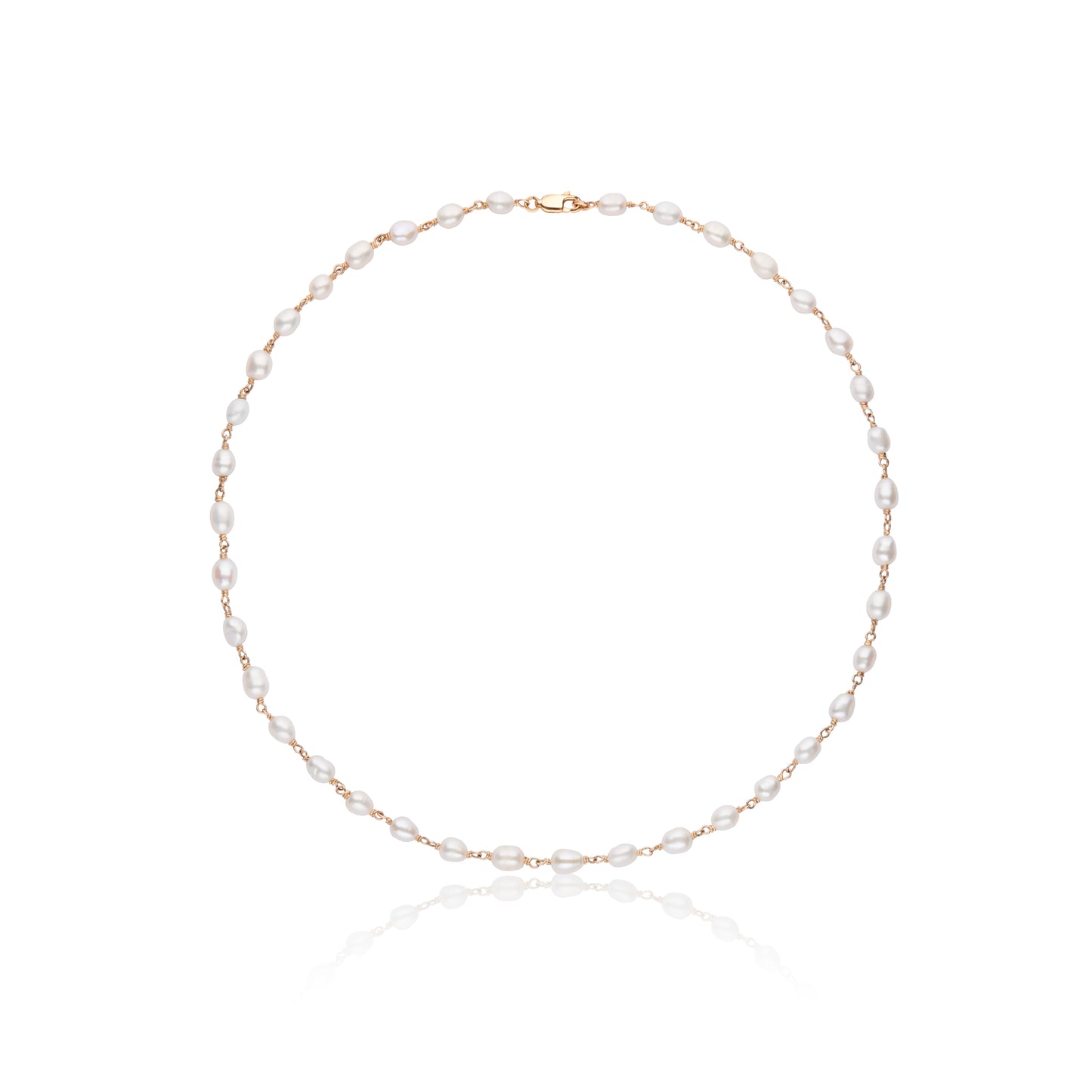 Mofeyisayo Double Strand Pearl Necklace