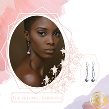 Load image into Gallery viewer, Yetunde Pearl and Sterling Silver Earrings