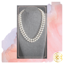 Load image into Gallery viewer, Diana Two Strand hand knotted Pearl Necklace