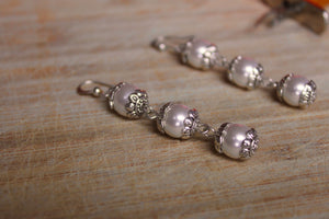 Toniloba Pearl and Silver Earrings