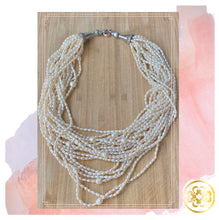 Load image into Gallery viewer, Oyin Multistrand Pearl Necklace