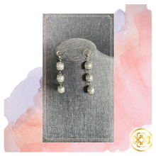 Load image into Gallery viewer, Toniloba Pearl and Silver Earrings